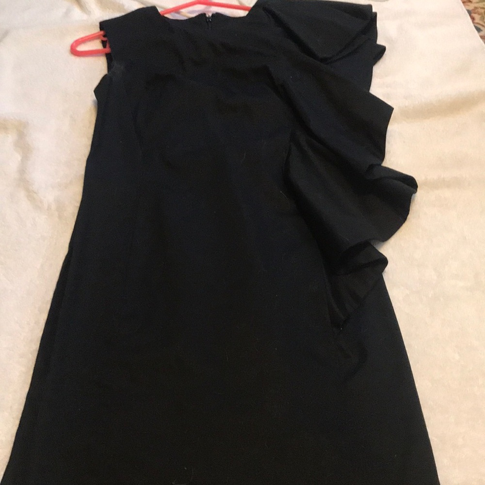 French connection one side ruffle dress